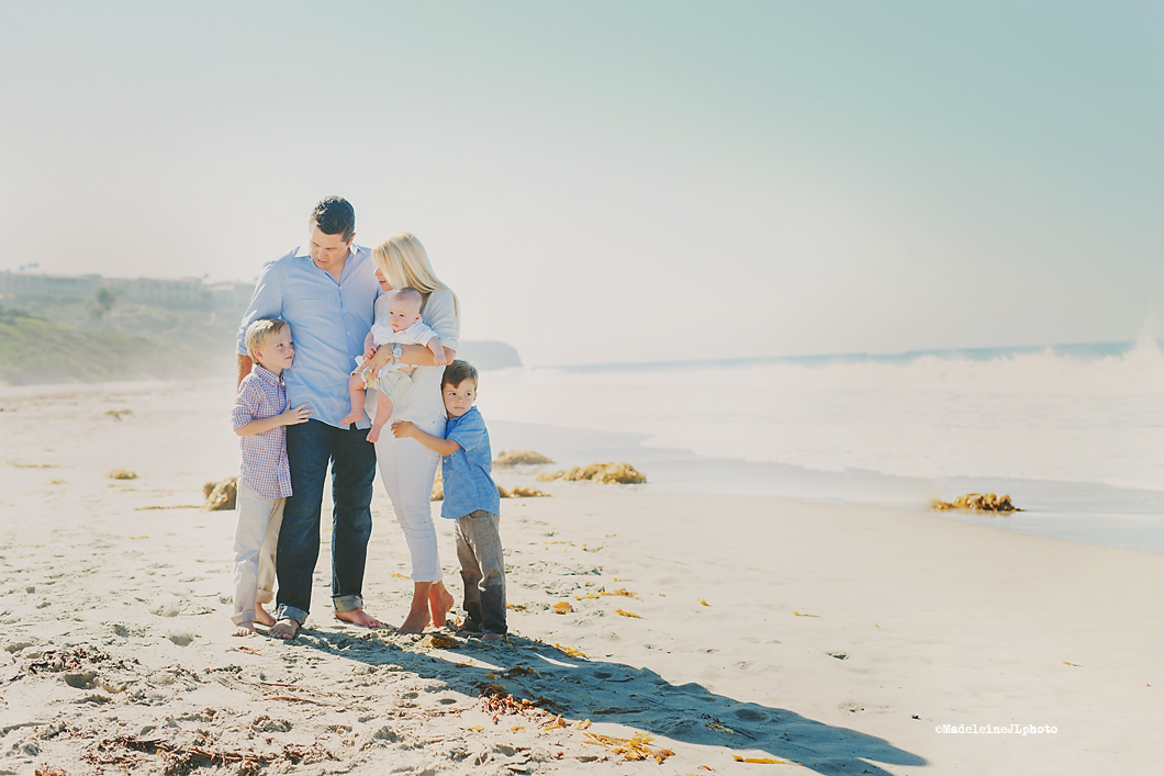 Orange County family beach session | Orange County family and kids photographer